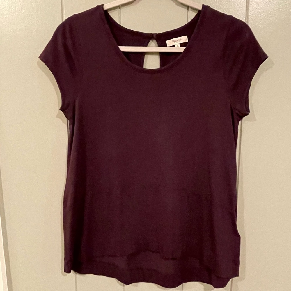 Madewell Knit High-Low Top